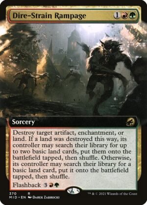 Dire-Strain Rampage - Foil<br /><span class="collector-number">Collector No. 370</span>