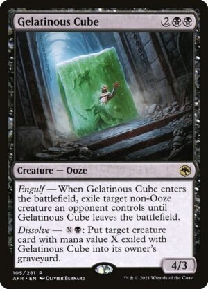 Gelatinous Cube - Foil<br /><span class="collector-number">Collector No. 105</span>