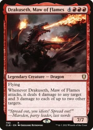 Drakuseth, Maw of Flames<br /><span class="collector-number">Collector No. 790</span>