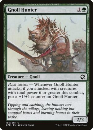 Gnoll Hunter<br /><span class="collector-number">Collector No. 185</span>
