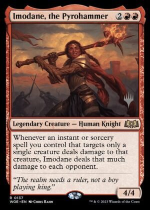 Imodane, the Pyrohammer<br /><span class="collector-number">Collector No. 137p</span>