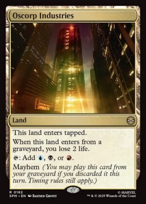 Oscorp Industries<br /><span class="collector-number">Collector No. 182</span>