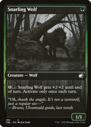 Snarling Wolf<br /><span class="collector-number">Collector No. 199</span>