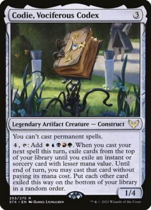Codie, Vociferous Codex - Foil<br /><span class="collector-number">Collector No. 253p</span>