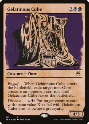Gelatinous Cube - Foil<br /><span class="collector-number">Collector No. 313</span>