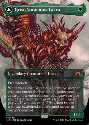 Grist, Voracious Larva // Grist, the Plague Swarm<br /><span class="collector-number">Collector No. 446</span>
