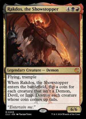Rakdos, the Showstopper<br /><span class="collector-number">Collector No. 205</span>