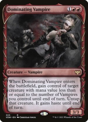Dominating Vampire - Foil<br /><span class="collector-number">Collector No. 305</span>