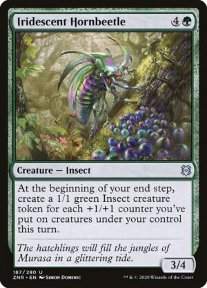 Iridescent Hornbeetle<br /><span class="collector-number">Collector No. 187</span>