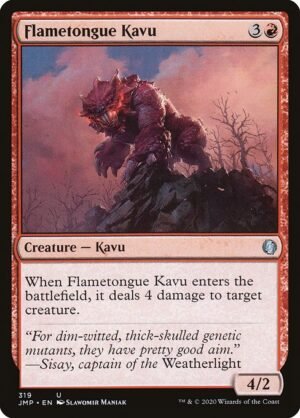 Flametongue Kavu<br /><span class="collector-number">Collector No. 319</span>