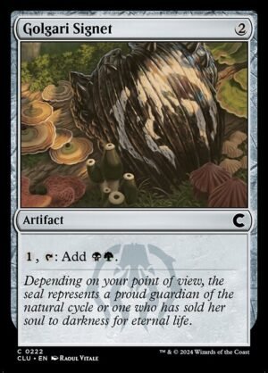 Golgari Signet<br /><span class="collector-number">Collector No. 222</span>