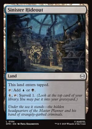 Sinister Hideout<br /><span class="collector-number">Collector No. 184</span>