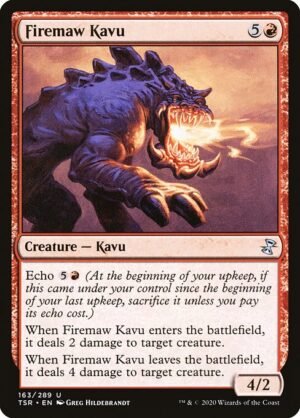 Firemaw Kavu<br /><span class="collector-number">Collector No. 163</span>