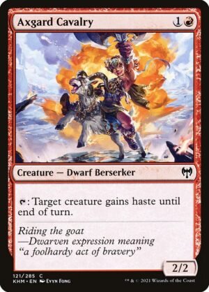 Axgard Cavalry<br /><span class="collector-number">Collector No. 121</span>