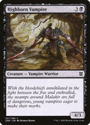 Highborn Vampire<br /><span class="collector-number">Collector No. 107</span>