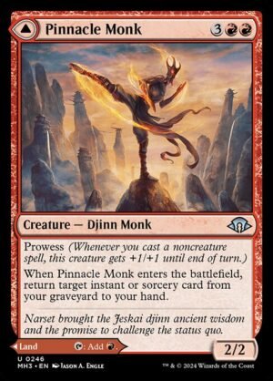 Pinnacle Monk // Mystic Peak<br /><span class="collector-number">Collector No. 246</span>