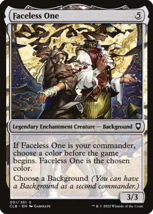 Faceless One<br /><span class="collector-number">Collector No. 1</span>