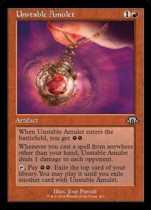 Unstable Amulet<br /><span class="collector-number">Collector No. 421</span>