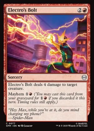 Electro's Bolt<br /><span class="collector-number">Collector No. 77</span>