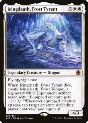 Icingdeath, Frost Tyrant - Foil<br /><span class="collector-number">Collector No. 20</span>