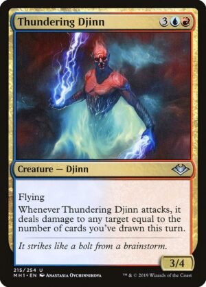 Thundering Djinn<br /><span class="collector-number">Collector No. 215</span>