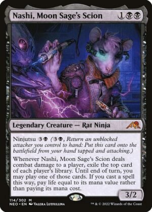 Nashi, Moon Sage's Scion - Foil<br /><span class="collector-number">Collector No. 114</span>