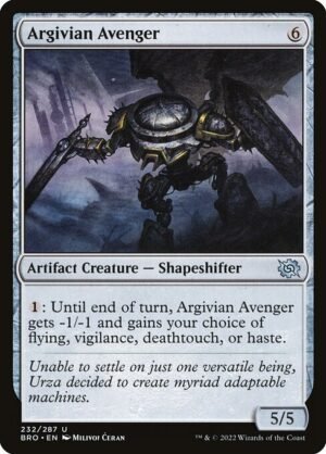 Argivian Avenger<br /><span class="collector-number">Collector No. 232</span>