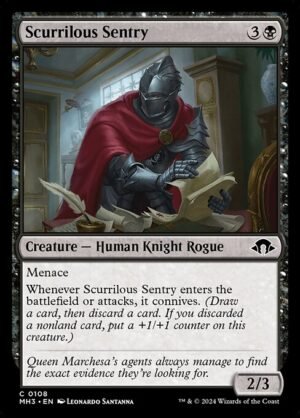 Scurrilous Sentry<br /><span class="collector-number">Collector No. 108</span>