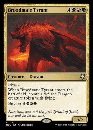 Broodmate Tyrant<br /><span class="collector-number">Collector No. 123</span>