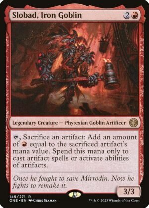 Slobad, Iron Goblin - Foil<br /><span class="collector-number">Collector No. 149</span>