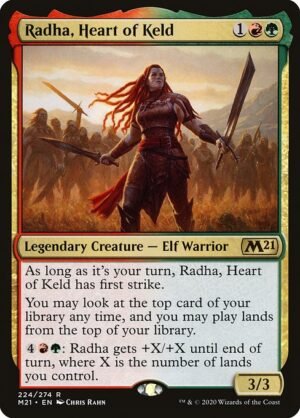 Radha, Heart of Keld - Foil<br /><span class="collector-number">Collector No. 224</span>