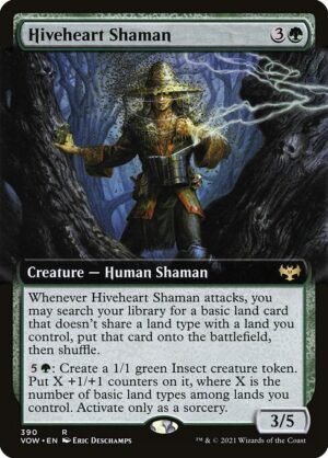 Hiveheart Shaman - Foil<br /><span class="collector-number">Collector No. 390</span>
