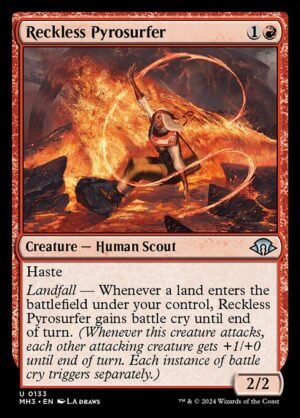 Reckless Pyrosurfer<br /><span class="collector-number">Collector No. 133</span>