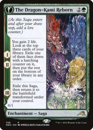 The Dragon-Kami Reborn // Dragon-Kami's Egg - Foil<br /><span class="collector-number">Collector No. 358</span>