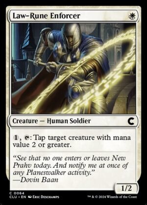 Law-Rune Enforcer<br /><span class="collector-number">Collector No. 64</span>