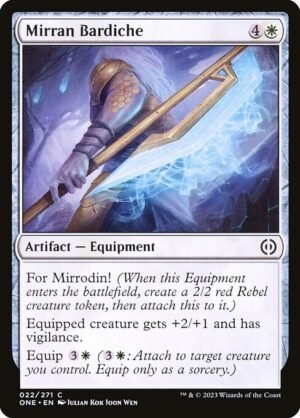 Mirran Bardiche<br /><span class="collector-number">Collector No. 22</span>