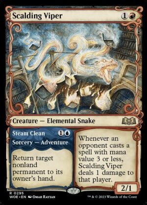 Scalding Viper // Steam Clean<br /><span class="collector-number">Collector No. 295</span>