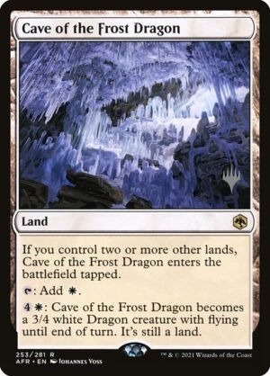 Cave of the Frost Dragon<br /><span class="collector-number">Collector No. 253p</span>