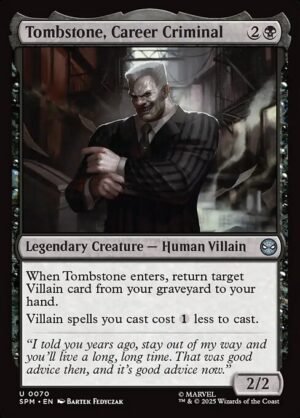 Tombstone, Career Criminal<br /><span class="collector-number">Collector No. 70</span>