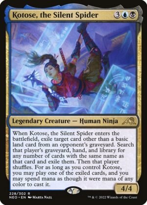 Kotose, the Silent Spider - Foil<br /><span class="collector-number">Collector No. 228</span>