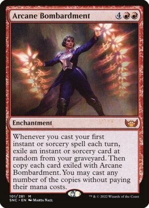 Arcane Bombardment - Foil<br /><span class="collector-number">Collector No. 101</span>