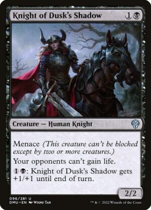 Knight of Dusk's Shadow<br /><span class="collector-number">Collector No. 96</span>