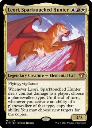Leori, Sparktouched Hunter - Foil<br /><span class="collector-number">Collector No. 709</span>