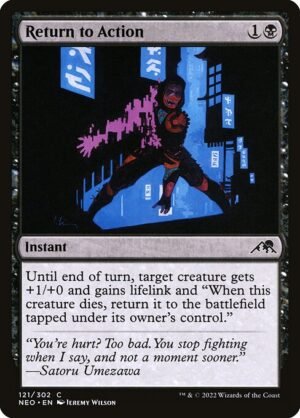 Return to Action<br /><span class="collector-number">Collector No. 121</span>
