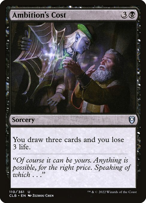 Ambition's Cost<br /><span class="collector-number">Collector No. 110</span>