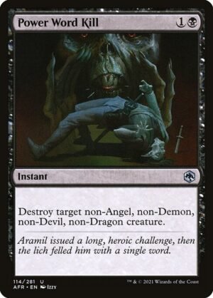 Power Word Kill<br /><span class="collector-number">Collector No. 114</span>