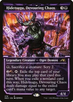 Hidetsugu, Devouring Chaos - Foil<br /><span class="collector-number">Collector No. 378</span>