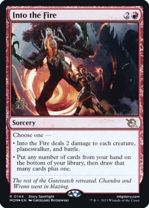 Into the Fire - Foil<br /><span class="collector-number">Collector No. 144s</span>