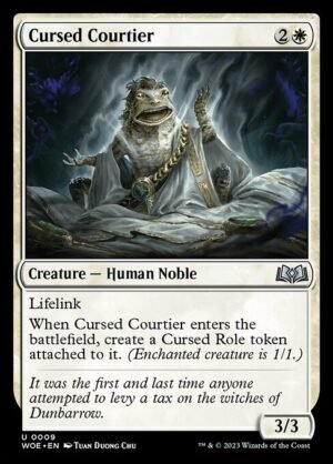 Cursed Courtier<br /><span class="collector-number">Collector No. 9</span>