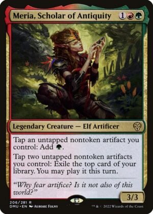 Meria, Scholar of Antiquity - Foil<br /><span class="collector-number">Collector No. 206</span>